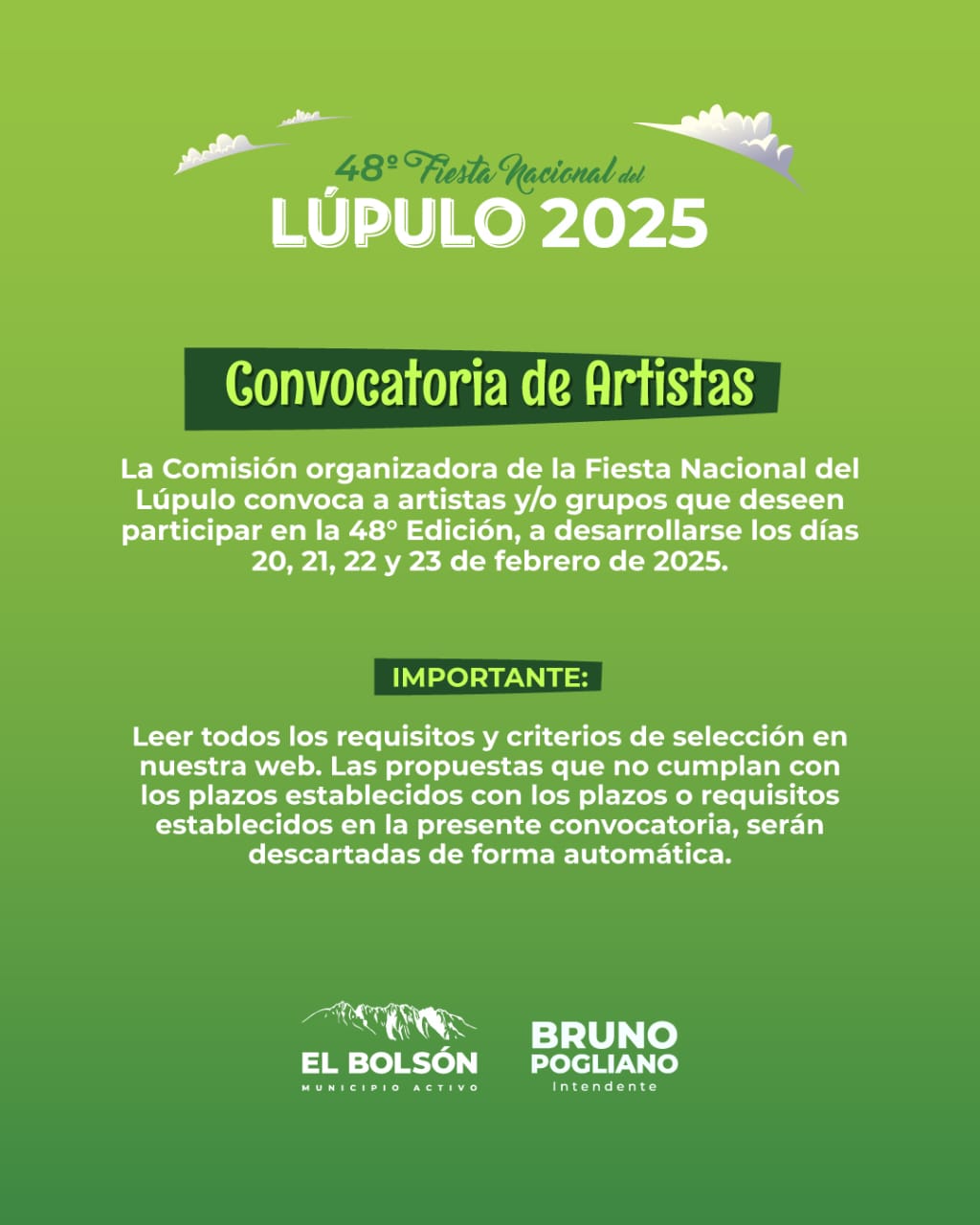 fiesta nacional del lúpulo 2025 el bolsón